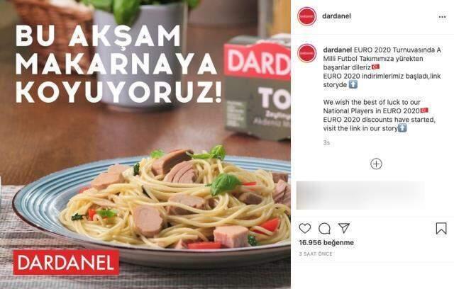 Tepki çeken 'makarna' paylaşımından sonra Dardanel'den özür geldi: Kurumla ilişkimizi sonlandırdık Tepki çeken 'makarna' paylaşımından sonra Dardanel'den özür geldi: Kurumla ilişkimizi sonlandırdık