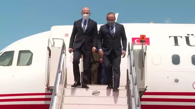 Son dakika haber... Bakan Çavuşoğlu başkanlığındaki heyet, Libya Başkanlık Konseyi Başkanı el-Menfi ile bir araya geldi