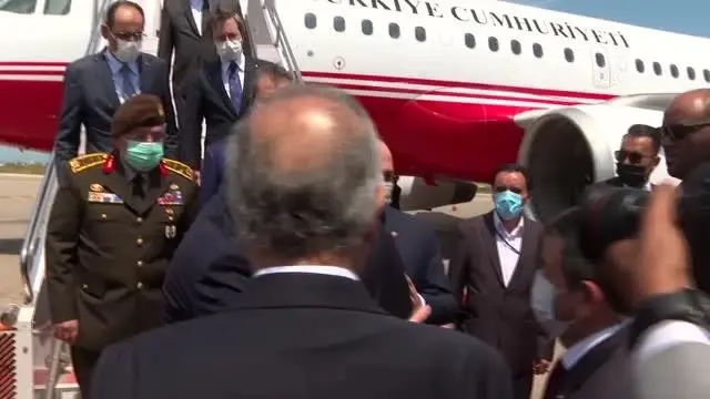 Son dakika haber... Bakan Çavuşoğlu başkanlığındaki heyet, Libya Başkanlık Konseyi Başkanı el-Menfi ile bir araya geldi