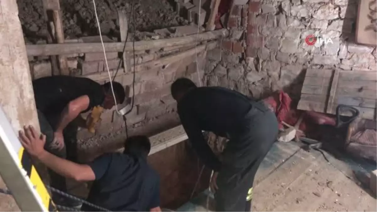 Son dakika... Evinin bodrumunda kuyu kazarken göçükte kaldı