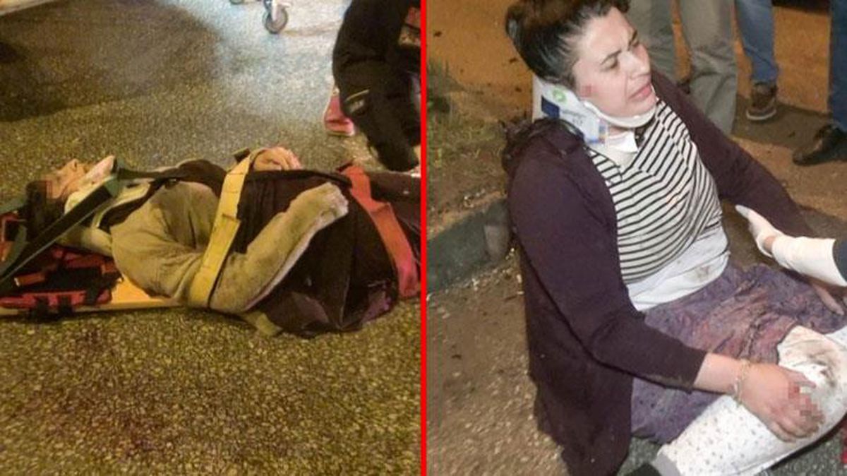İki aracın çarpışması sonucu can pazarı yaşandı: 10 yaralı