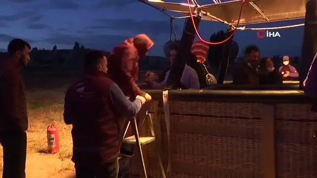 Kapadokya'da gökyüzünde görsel şölen Kapadokya'da gökyüzünde görsel şölen