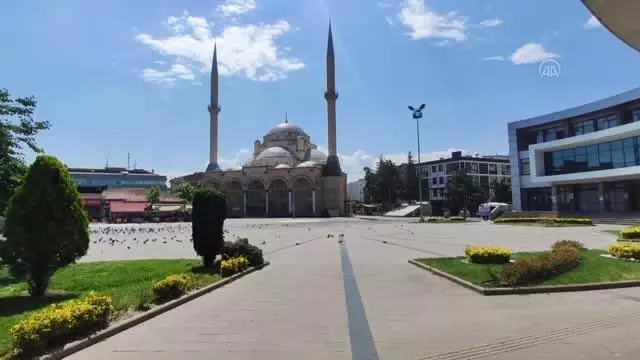 (DRONE) - Sokağa çıkma kısıtlamasına uyuluyor (DRONE) - Sokağa çıkma kısıtlamasına uyuluyor