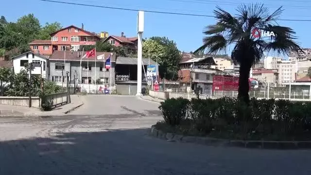 Zonguldak'ta kısıtlamada sokaklarda sessizlik hakim