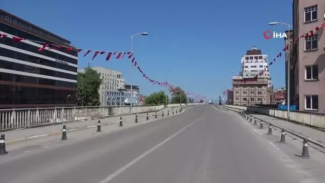 Zonguldak'ta kısıtlamada sokaklarda sessizlik hakim