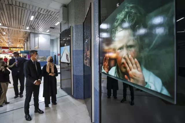 Başkentte Kızılay Metro Sanat Galerisi'nde Mülteci Hikayeleri Fotoğraf Sergisi açıldı