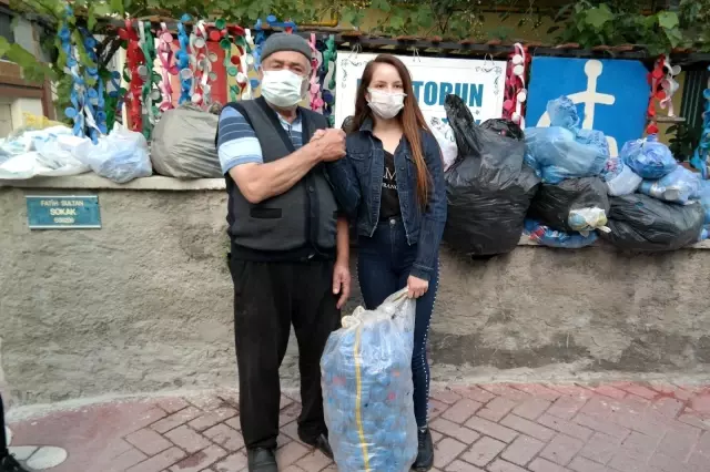 Dede ve torunun engellilere umut olan kapakları bulundu