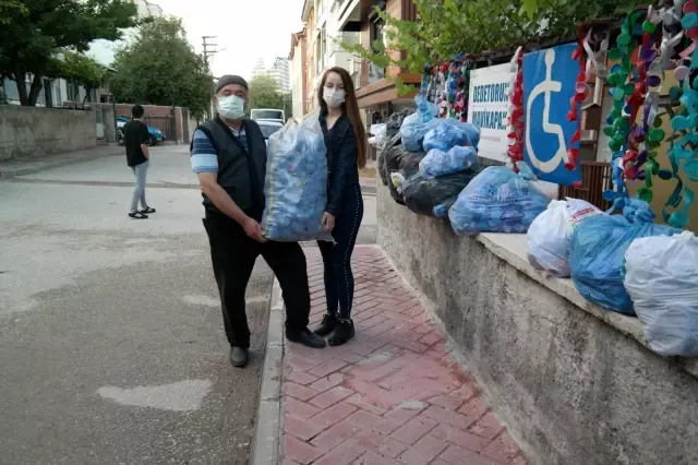 Dede ve torunun engellilere umut olan kapakları bulundu