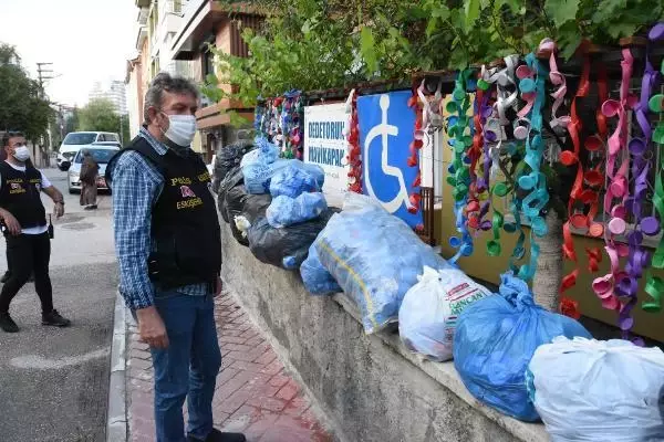 DEDE VE TORUNUN MAVİ KAPAKLARINI ÇALAN ŞÜPHELİ YAKALANDI