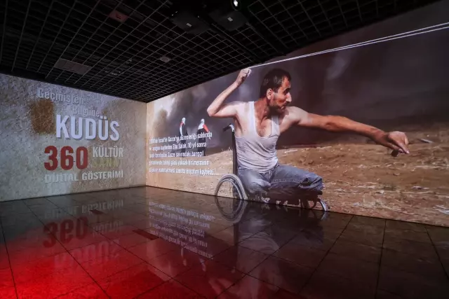 'Geçmişten Bugüne Kudüs 360 Dijital Gösterimi' açıldı