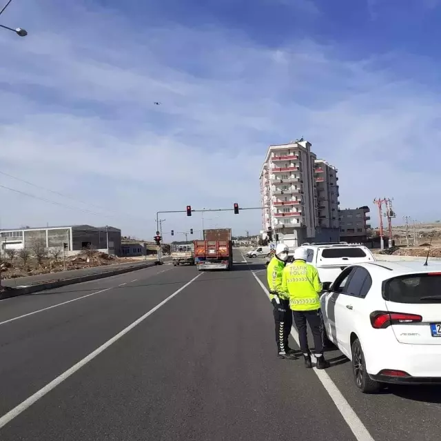 Mardin'de trafik denetimlerine ağırlık verildi