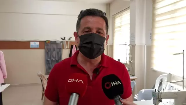 Mobilyada kadın eli