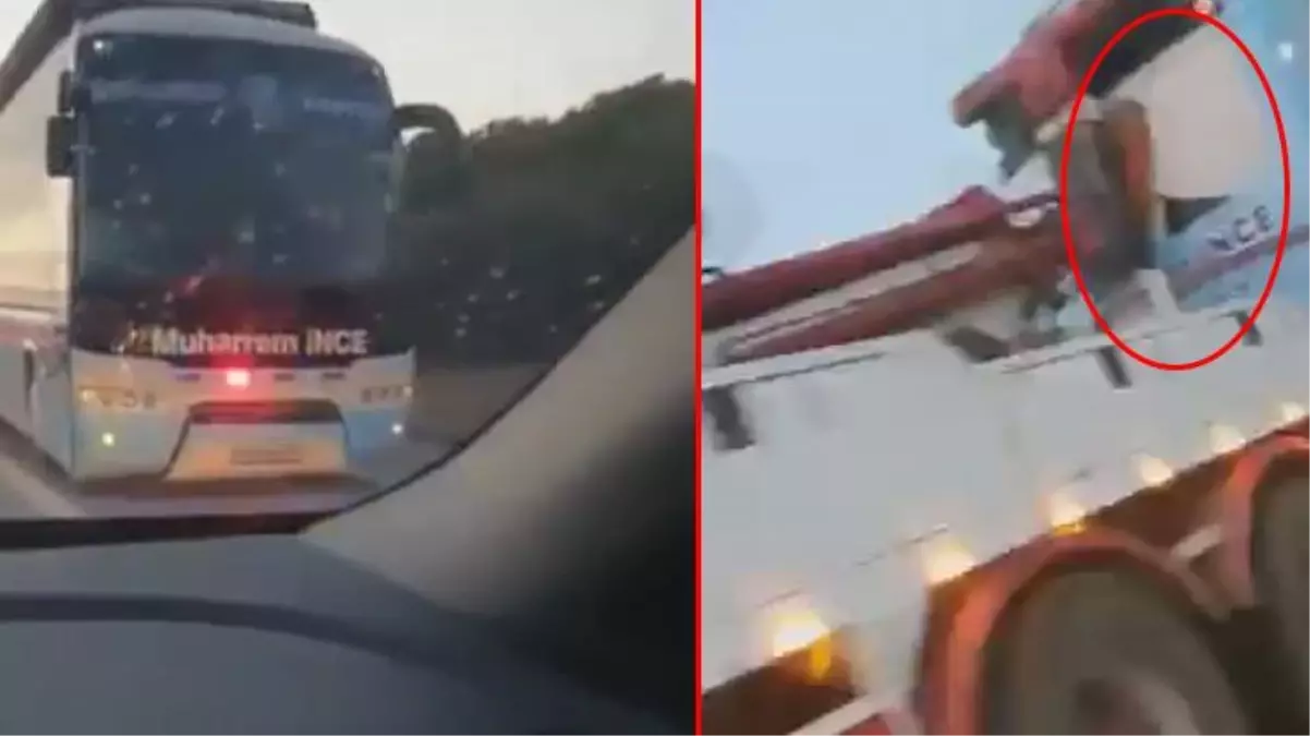 Cumhurbaşkanlığı adaylığını açıklayan Muharrem İnce'nin seçim otobüsü yolda kaldı