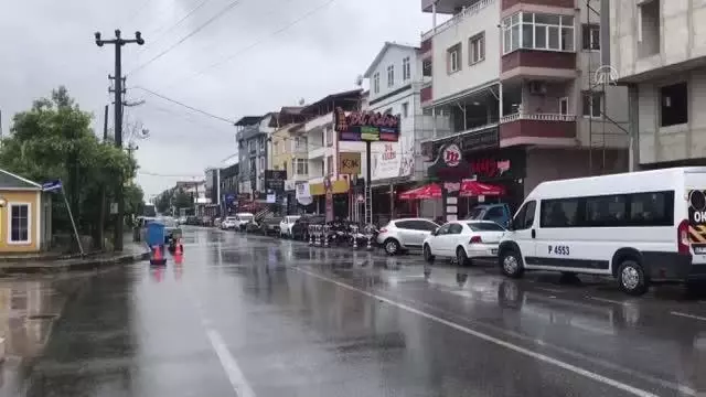 Sağanak etkili oldu