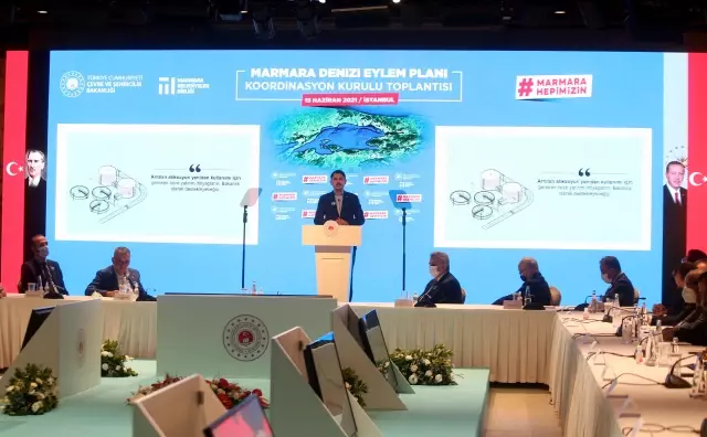 Bakan Kurum, Marmara Denizi Koruma Eylem Planı Koordinasyon Kurulu toplantısının ardından konuştu: (1)