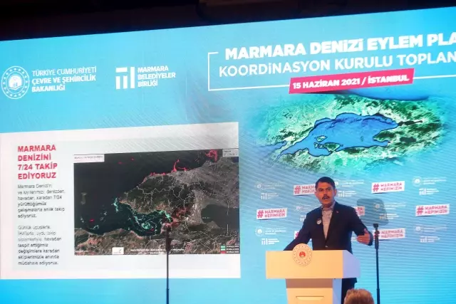 Bakan Kurum, Marmara Denizi Koruma Eylem Planı Koordinasyon Kurulu toplantısının ardından konuştu: (1)