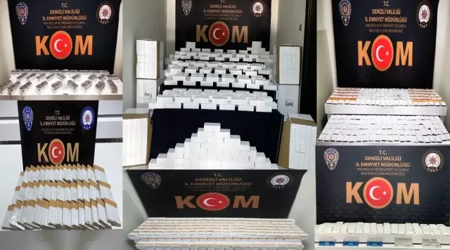 Binlerce kaçak ürün ele geçirildi