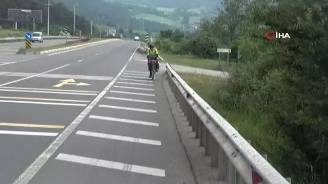 Bisiklet yolu farkındalığı için İstanbul'dan Gürcistan'a pedal çeviriyor