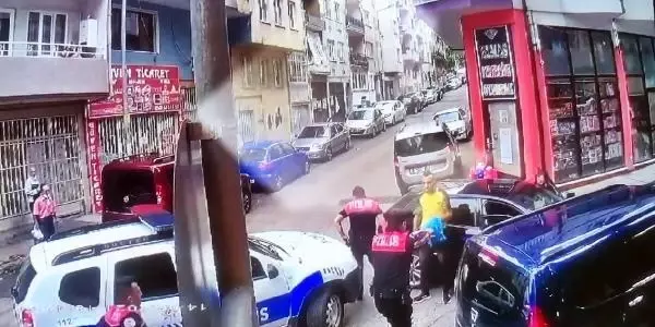 BURSA'DA KOVALAMACA KAZAYLA BİTTİ; 1 POLİS YARALANDI, O ANLAR KAMERADA