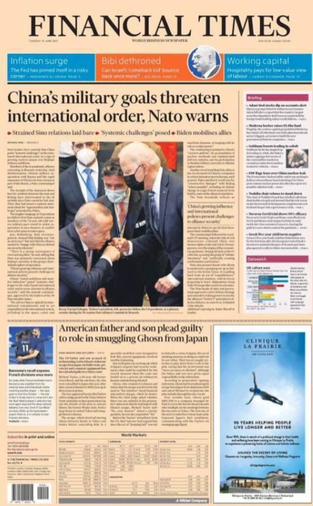 Cumhurbaşkanı Erdoğan'ın danışmanından Financial Times'ın kapağına sert tepki Cumhurbaşkanı Erdoğan'ın danışmanından Financial Times'ın kapağına sert tepki