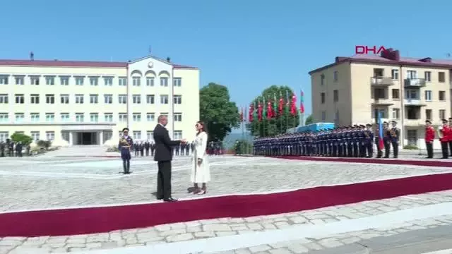 Cumhurbaşkanı Erdoğan, Şuşa'da resmi törenle karşılandı Cumhurbaşkanı Erdoğan, Şuşa'da resmi törenle karşılandı