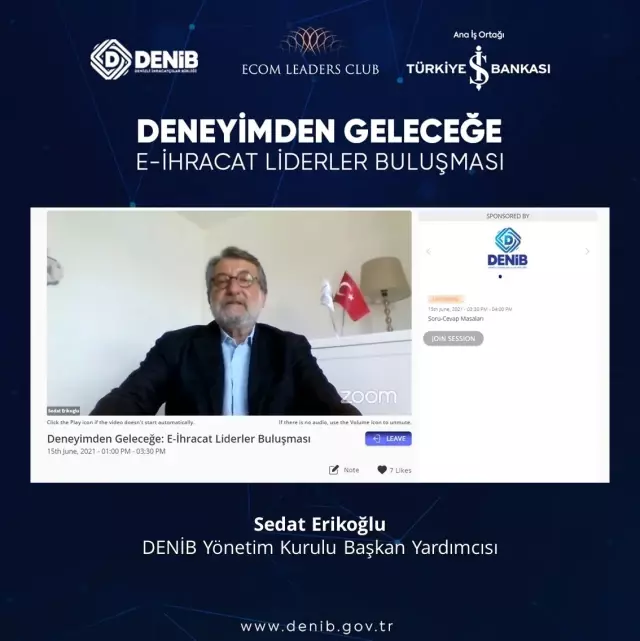 Deneyimden geleceğe e-ihracat liderler buluşması