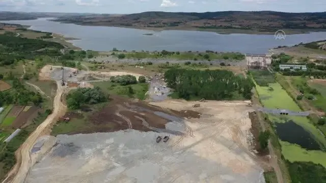 Kanal İstanbul'un ilk köprüsünün çalışmaları tüm hızıyla sürüyor (2)