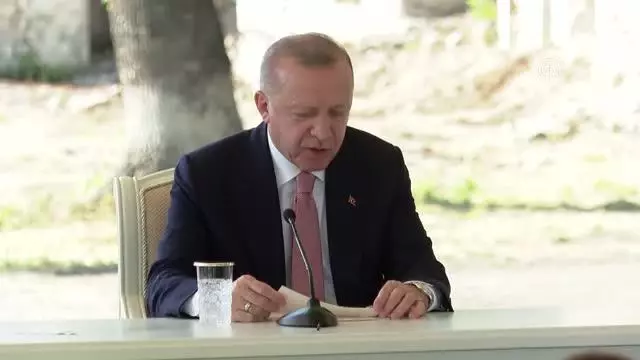 Cumhurbaşkanı Erdoğan, Azerbaycan Cumhurbaşkanı Aliyev ile ortak basın toplantısında konuştu: (1)