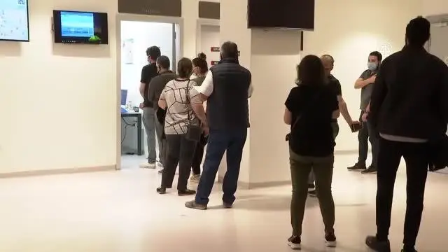 Son dakika haber! İşçi ve memurların Kovid-19'a karşı aşılanmasına başlandı Hastanesi