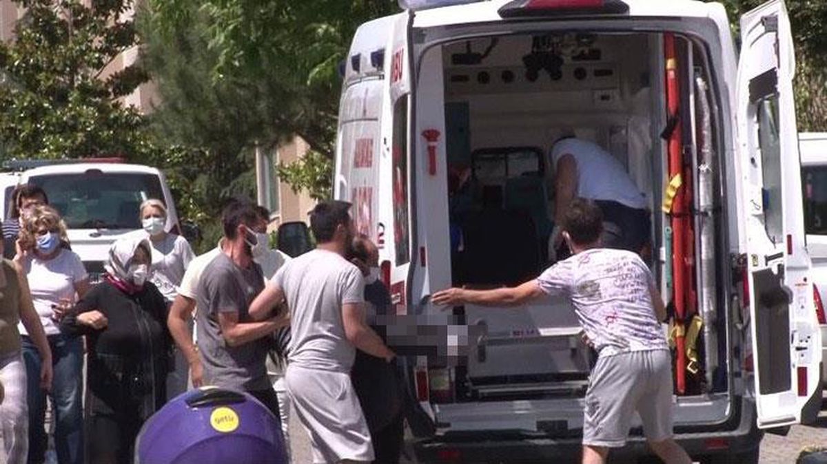 Kadın kendini yangın merdivenine astı, manzarayı gören ailesi sinir krizi geçirdi