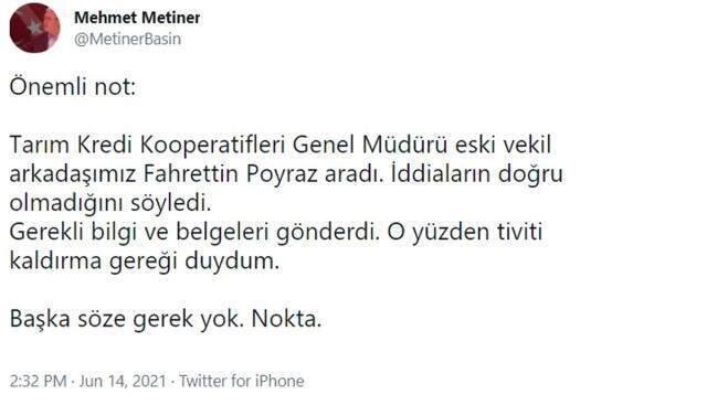 Mehmet Metiner'den çok konuşulacak çift maaş tepkisi! Önce paylaştı, sonra sildi Mehmet Metiner'den çok konuşulacak çift maaş tepkisi! Önce paylaştı, sonra sildi