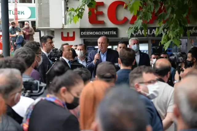 Memleket Partisi Genel Başkanı İnce, partisinin İl Başkanlığının açılışını yaptı
