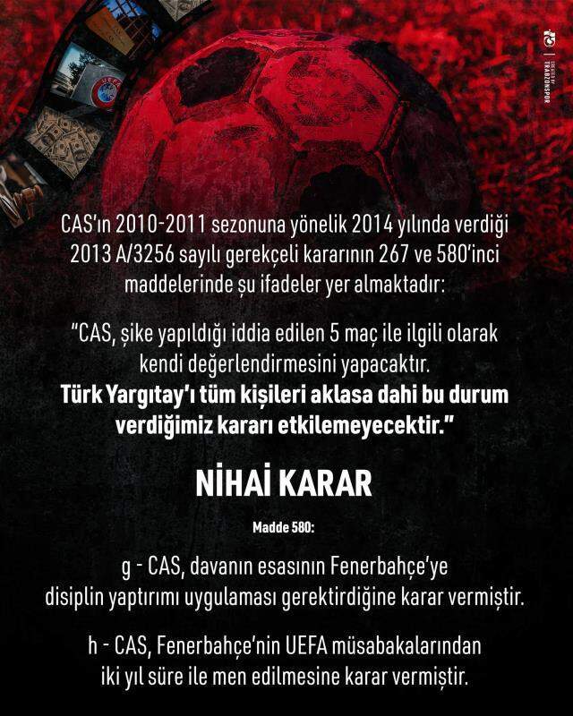 Trabzonspor'dan Fenerbahçe'ye olay gönderme: Hafıza kaybı yaşayanlara hatırlatma yapalım