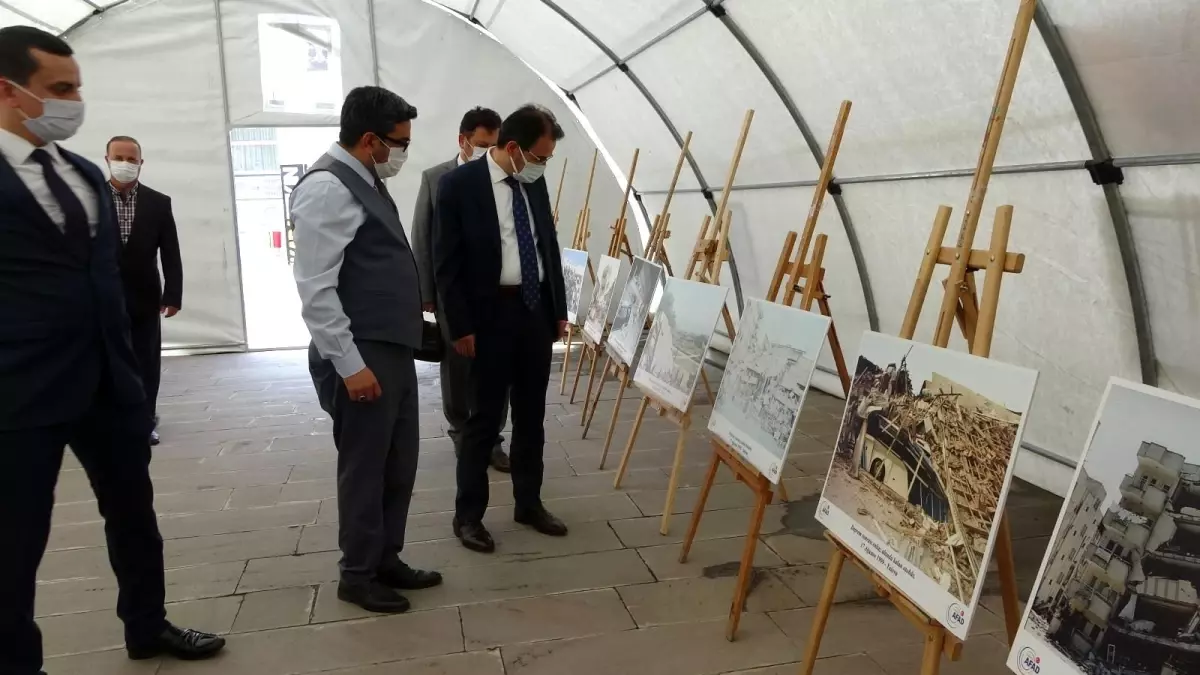 Vali Ayaz afet eğitim çadırını ziyaret etti