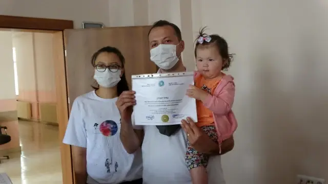 12 yıl önce başladığı okulu uzaktan eğitimle bu yıl tamamladı