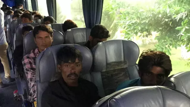 45 göçmen yakalandı