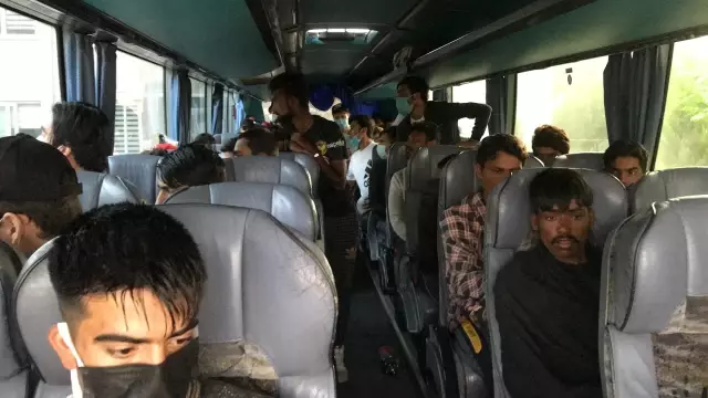 45 göçmen yakalandı