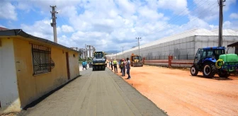 Alanya'da yollarda yeni beton yol uygulaması