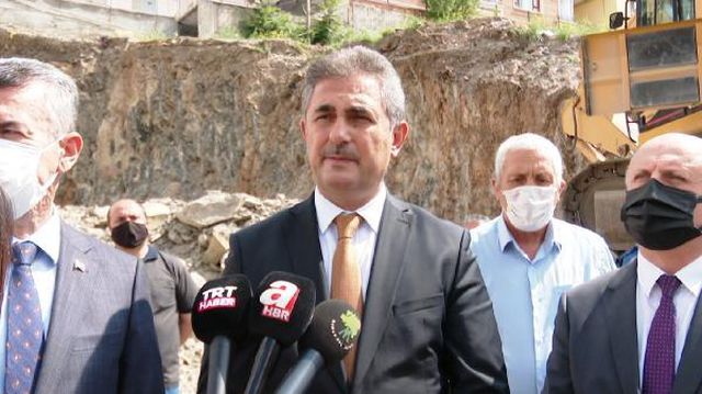 Ankara'da otoparkında göçük oluşan binanın istinat duvarı yeniden yapılacak
