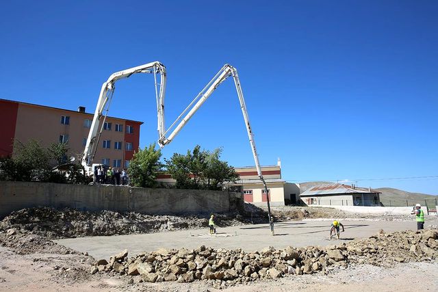 Gökçedere'de 12 derslikli ilkokulun yapımına başlandı