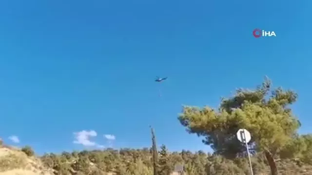 Güney Kıbrıs'ta korkutan yangın