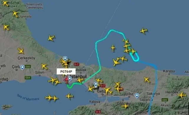 İstanbul'da uçuşlara 'olumsuz hava' engeli İstanbul'da uçuşlara 'olumsuz hava' engeli