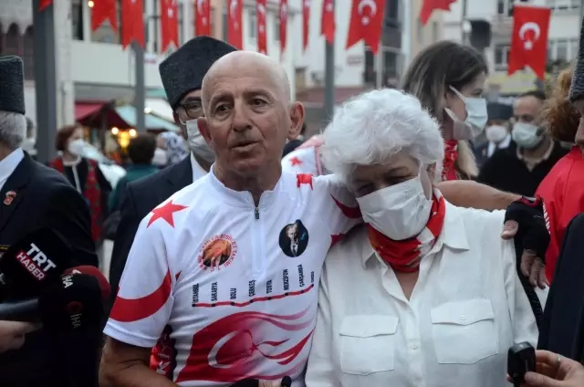 Kıbrıs Gazisi anısına düzenlenen 861 kilometrelik bisiklet turu Ordu'da sonlandı