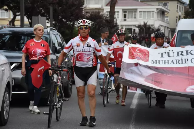 Kıbrıs Gazisi anısına düzenlenen 861 kilometrelik bisiklet turu Ordu'da sonlandı