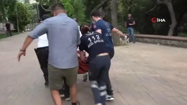 Kırık cam şişeyle sağlık çalışanına saldıran sanık tahliye edildi