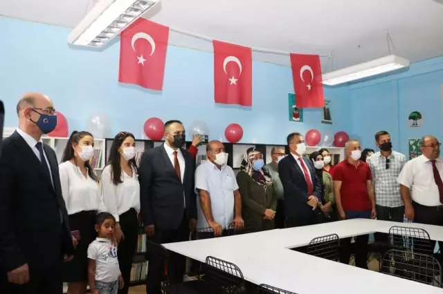 Şehit Jandarma Uzman Çavuş Mustafa Sarı Kütüphanesi açıldı