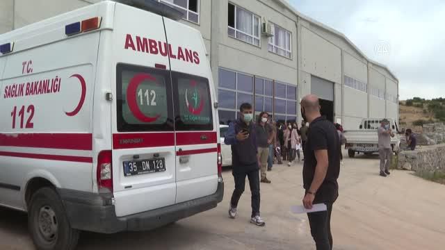 Mobil ekipler, organize sanayi bölgelerinde çalışanlara Kovid-19 aşısı yaptı