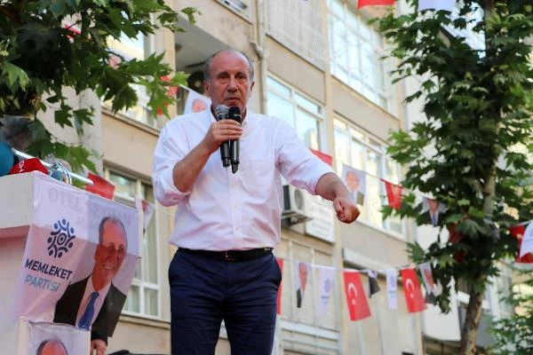 Adana'da parti il binasını açan İnce'den afişlerini indirdiğini iddia ettiği Zeydan Karalar'a mesaj: Bir gün lazım olur