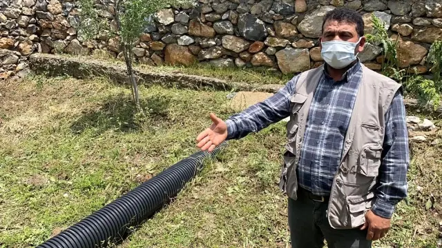 Sel baskınındaki azgın sular böyle görüntülendi Sel baskınındaki azgın sular böyle görüntülendi