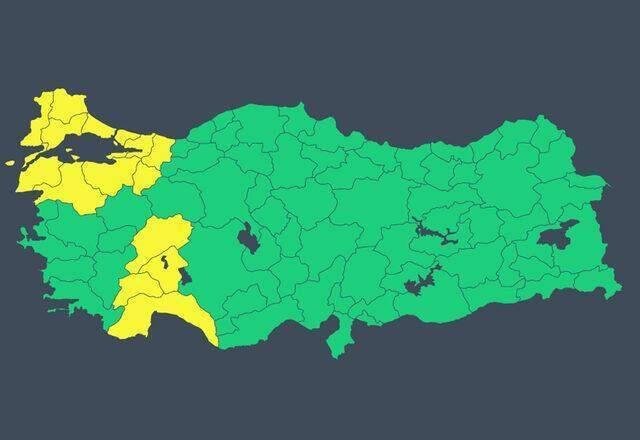 Şemsiyeleri hazırlayın! Meteoroloji'den İstanbul dahil 15 ile sarı kodlu uyarı Şemsiyeleri hazırlayın! Meteoroloji'den İstanbul dahil 15 ile sarı kodlu uyarı